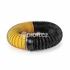 Hadice pružná PVC 34cm / 7,6m + adaptér