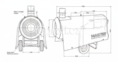 Kryt proti dešti pro modely Master BV 110, Master BV 170