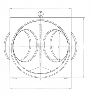 Adaptér na dvě hadice (kalhoty) pro Master B 18 EPR
