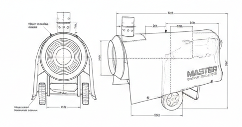 Kryt proti dešti pro modely Master BV 110, Master BV 170