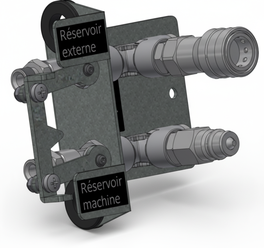 Quick konektor pro připojení externí nádrže Master B 230, Master B 360, Master BV 110, Master BV 170